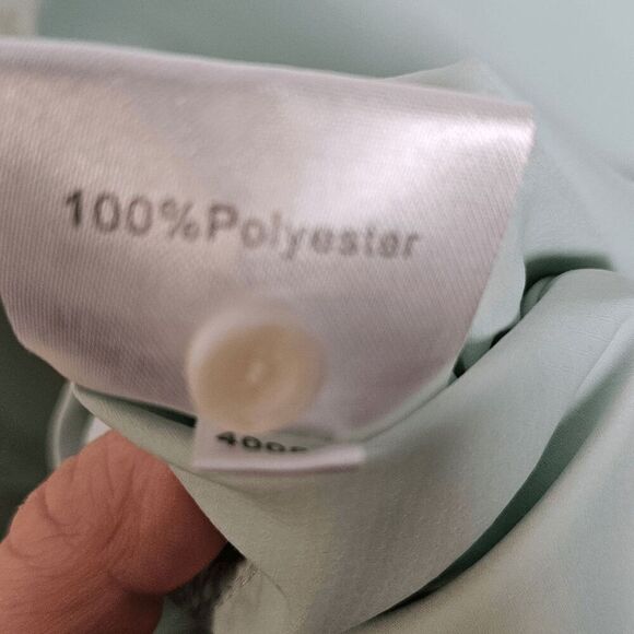 Simm's Fishing Hiking Vented Button down long sleeve Shirt Mens Blue Green Size - Picture 5 of 6